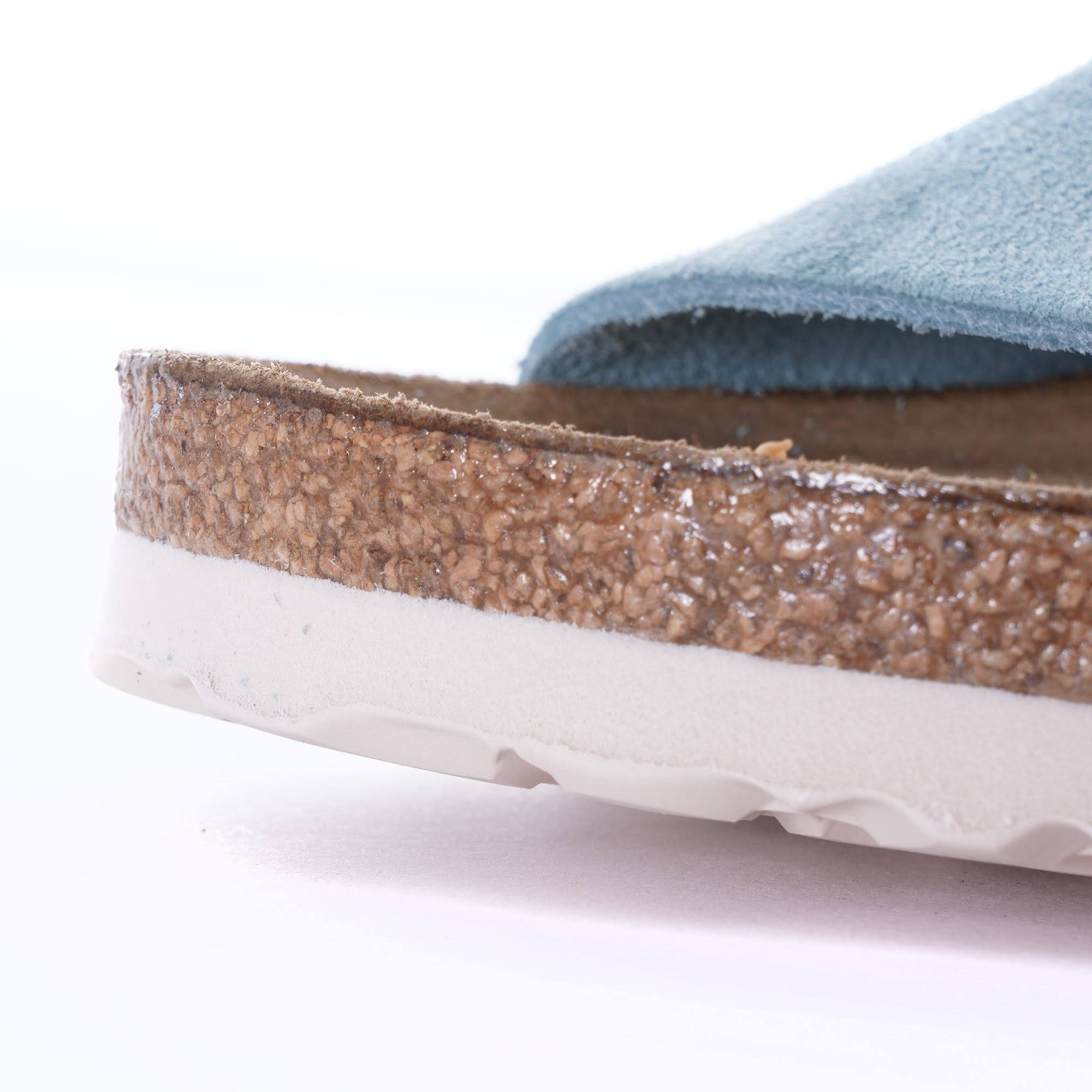 Birkenstock Arizona SFB Suede Double Strap Sandals - Blue