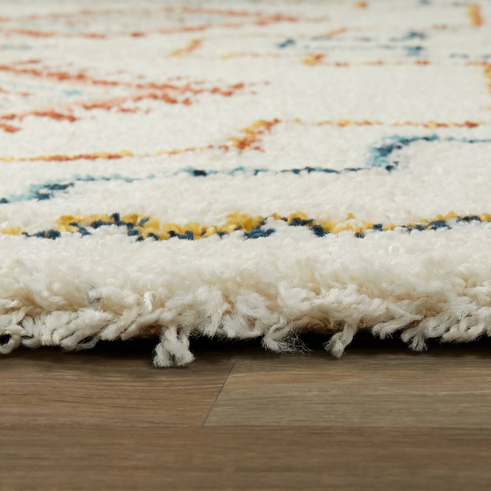 BALTA Bandele Pink 8 ft. x 10 ft. Berber Shag Area Rug