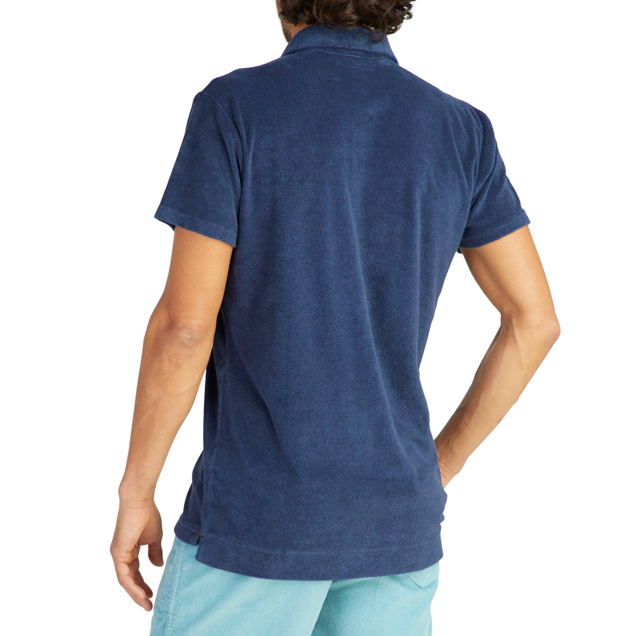 Men's Terry Polo - Navy | Birdwell Beach Britches XL / Navy 005