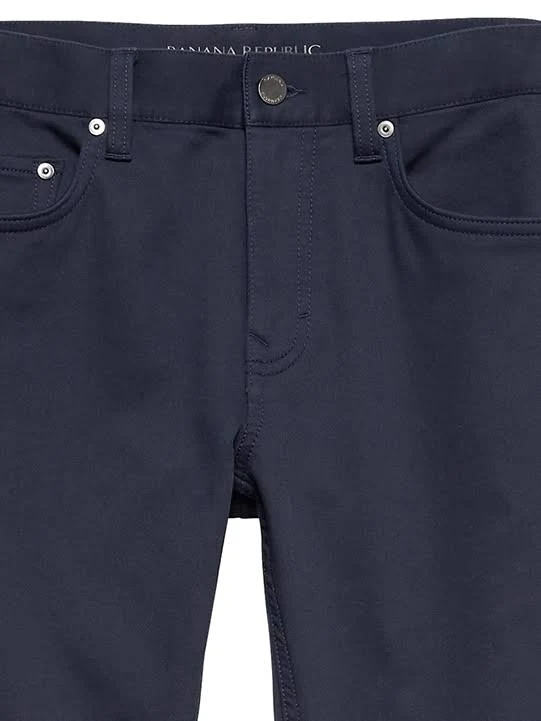 Banana Republic Men's Skinny Traveler Pant Navy Size 31W 30L