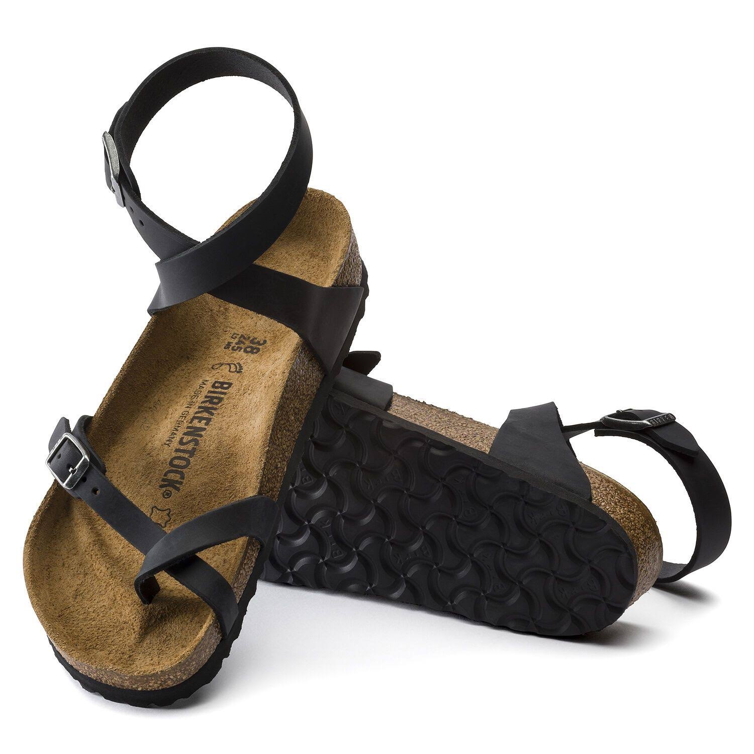 Birkenstock Women's Yara Oiled Leather Black