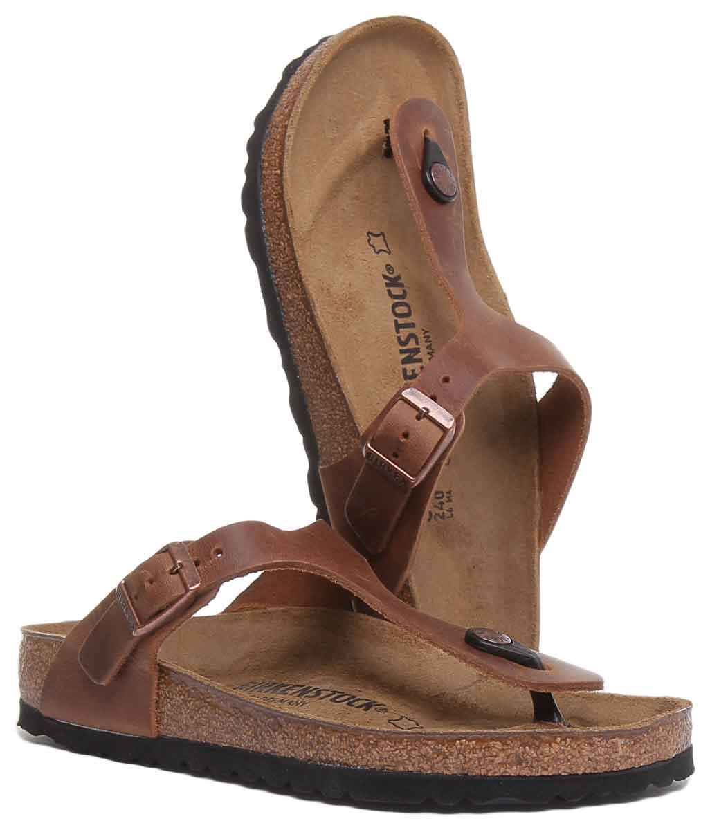 Birkenstock Thong Gizeh Antique Brown 36 EU / Regular