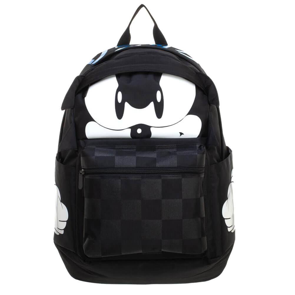 Sonic The Hedgehog Black Backpack
