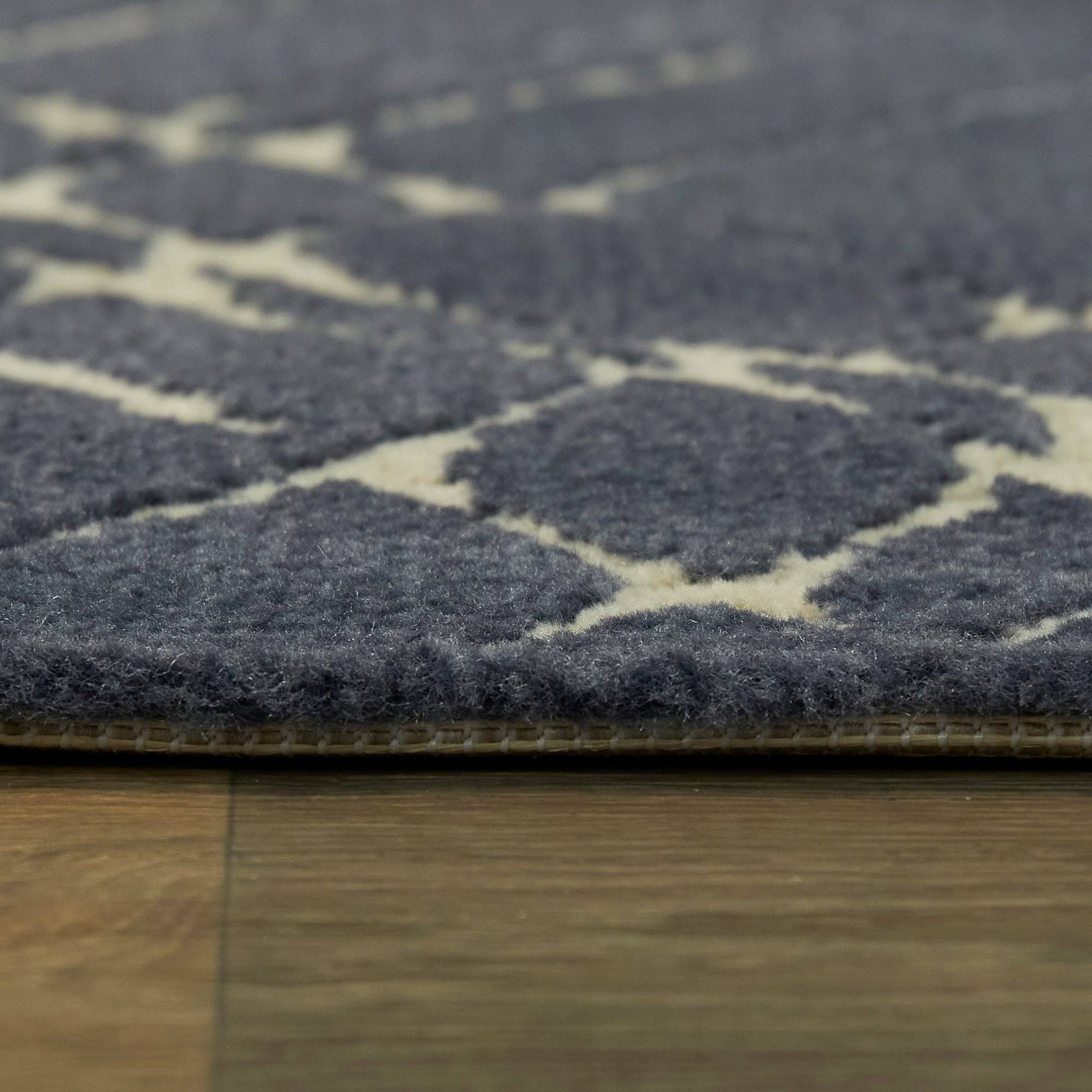 BALTA Spencer Navy 5 ft. x 7 ft. Transitional Area Rug, Blue