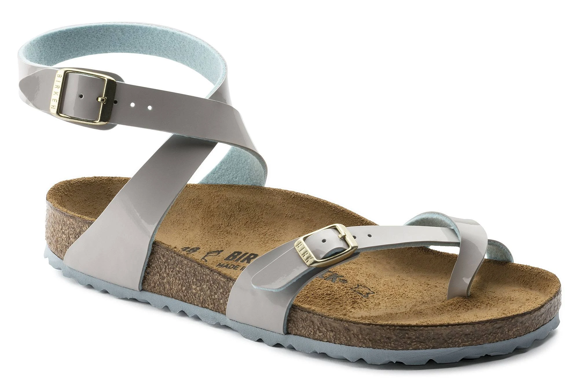 Birkenstock Yara Regular Fit - Two Tone Light Gray 1008509 Size: 42 EU