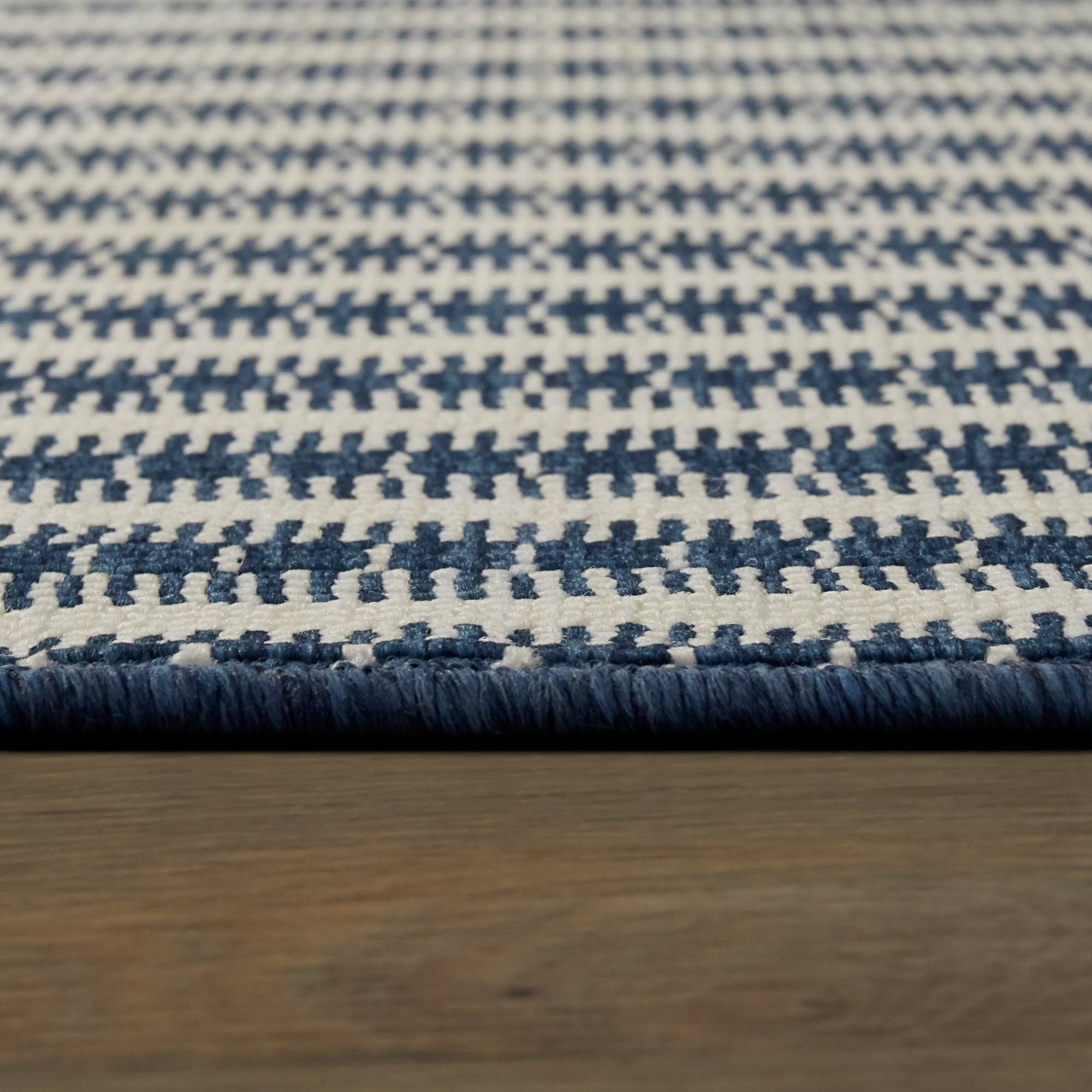 BALTA Niven Navy 8 ft. x 10 ft. Striped Indoor/Outdoor Area Rug, Blue