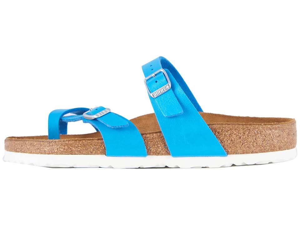 Birkenstock Women Mayari Birko Flor, Size: 42, Graceful Ocean
