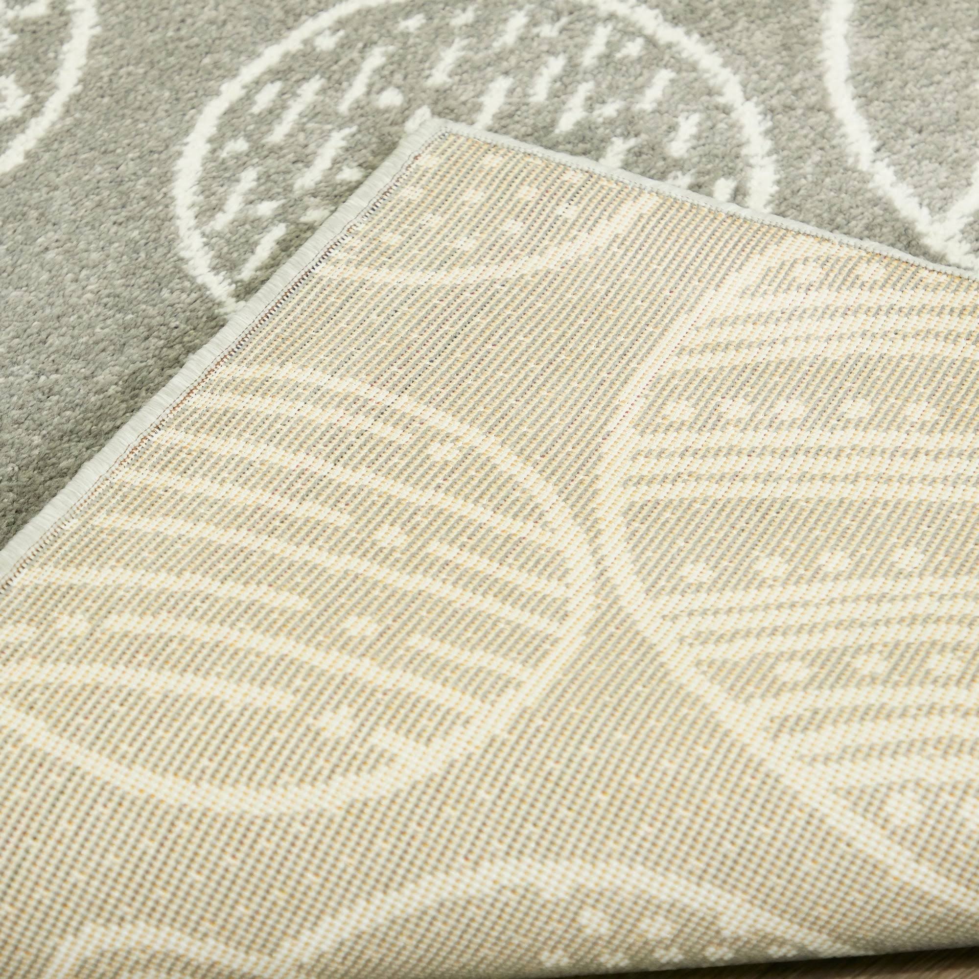 Taylor & Olive Planets Rug for Kids Boys and Girls - 5&3x22 x 7& - Blue/White