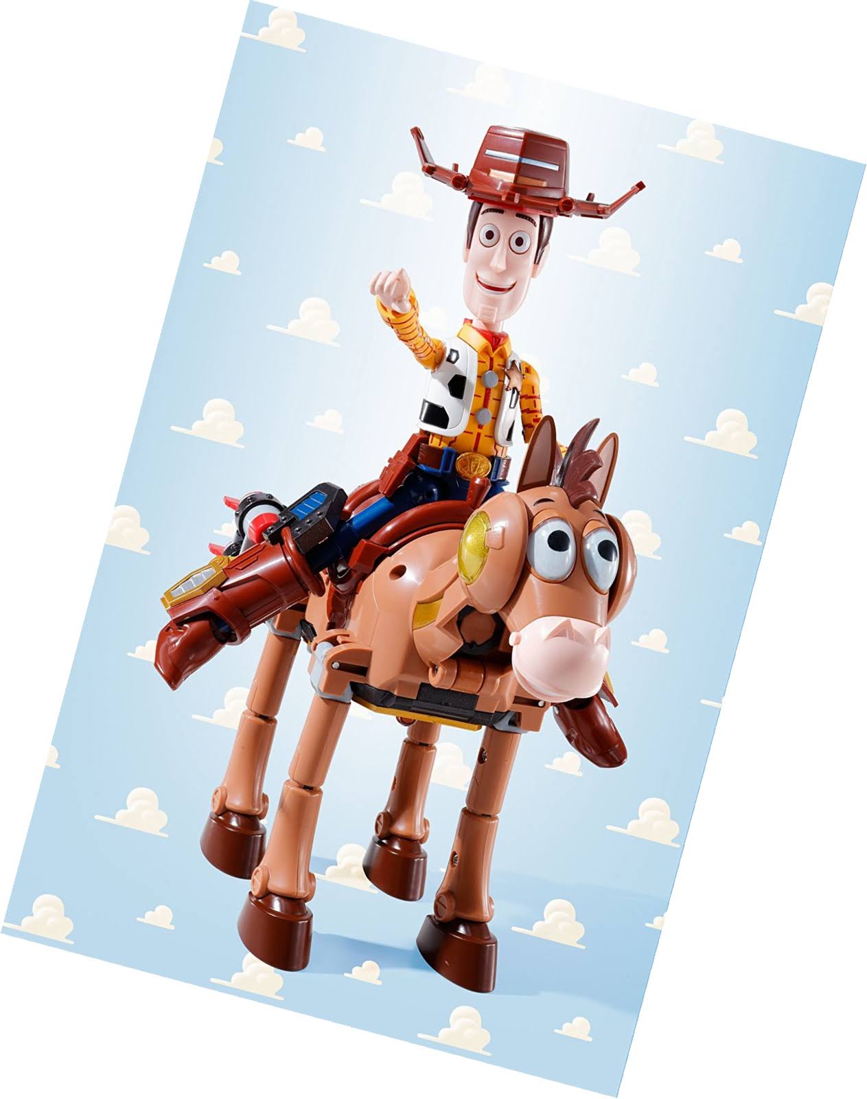 Toy Story Combination Action Figure - Woody Robo Sheriff Star Chogokin