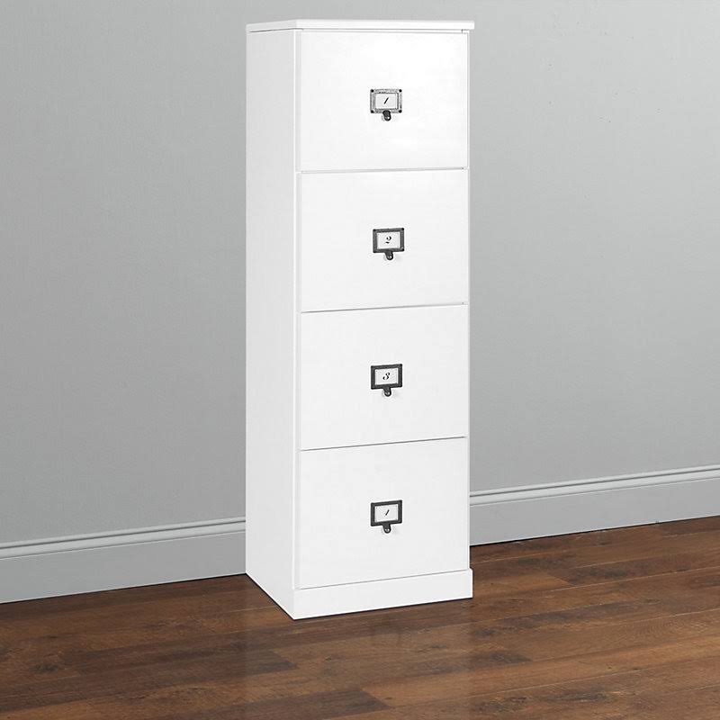 Original Home Office; 4-Drawer Tall File Cabinet - Ballard Designs