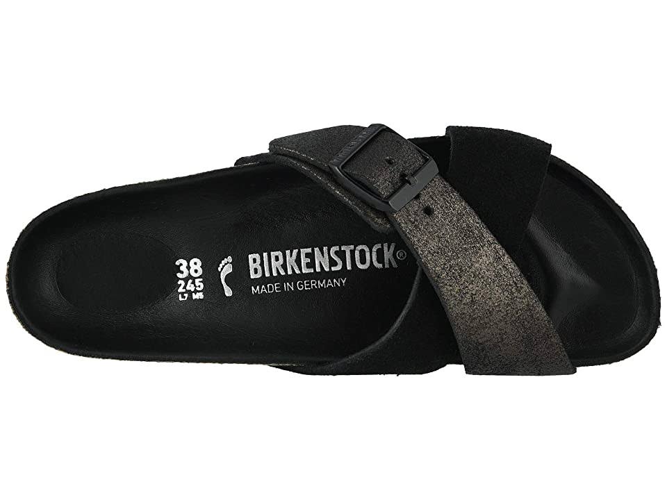 Birkenstock Siena Exquisite Suede Leather Sandals Black / 42N
