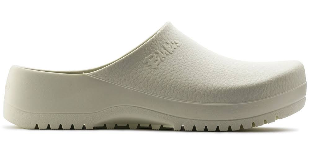 Birkenstock Super-Birki 68021 Unisex PU Occupational Clogs White