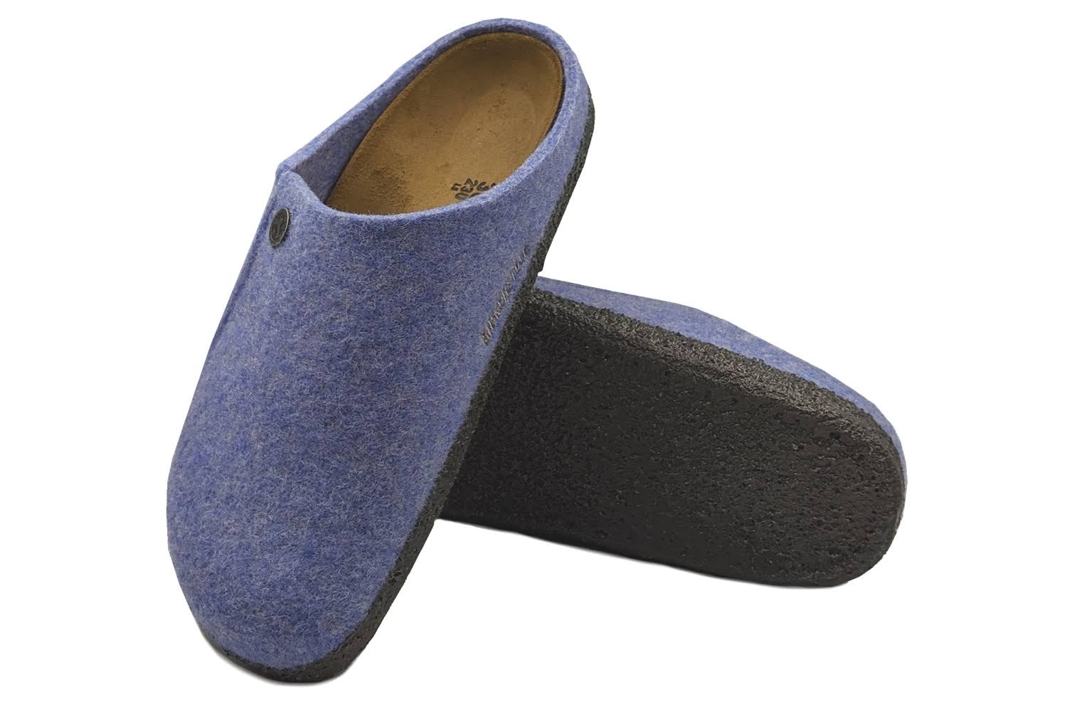 Birkenstock Zermatt Wool Felt Light Blue Clogs