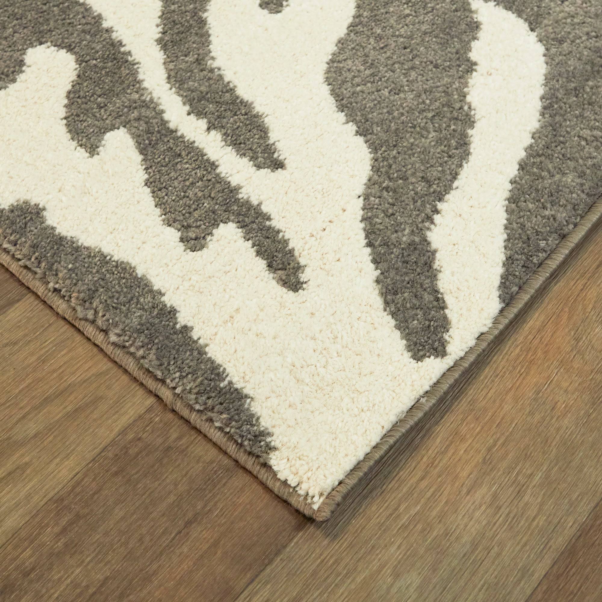 BALTA Caswell Blue 5 ft. x 7 ft. Coastal Coral Area Rug