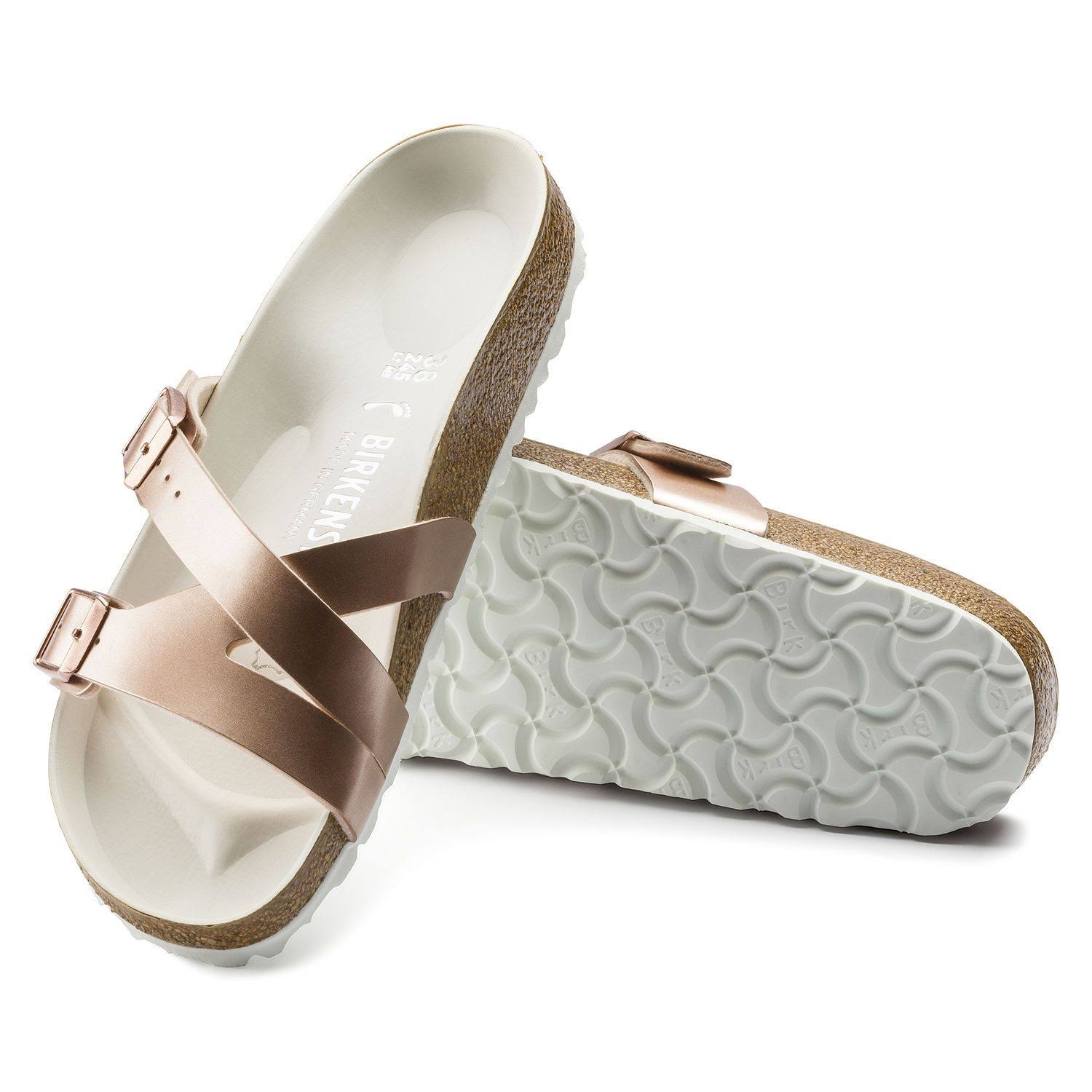 Birkenstock Yao Hex Sandals Metallic Copper 36