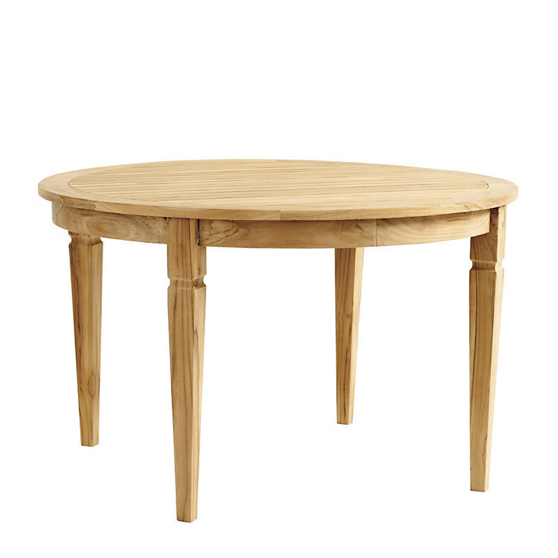 Madison Teak Round Dining Table - Ballard Designs