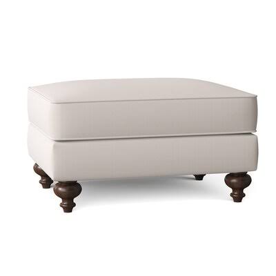 Birch Lane Durham 37x22 Rectangle Standard Ottoman Body Fabric: Sunbrella Canvas Canvas