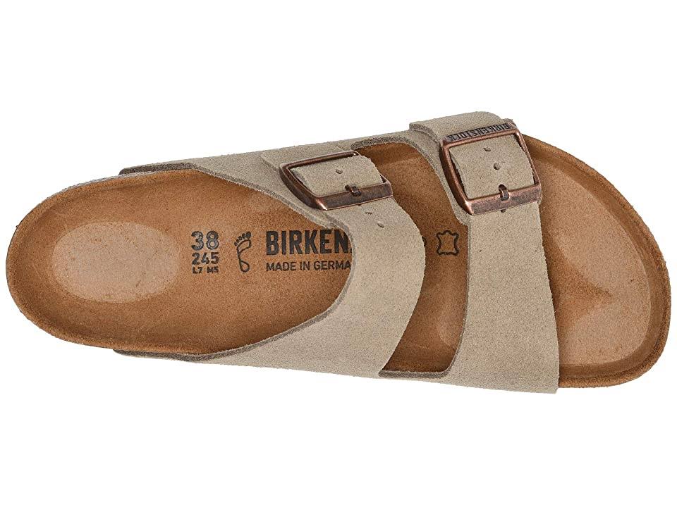 Birkenstock Arizona Sandal - 38 - Taupe Suede