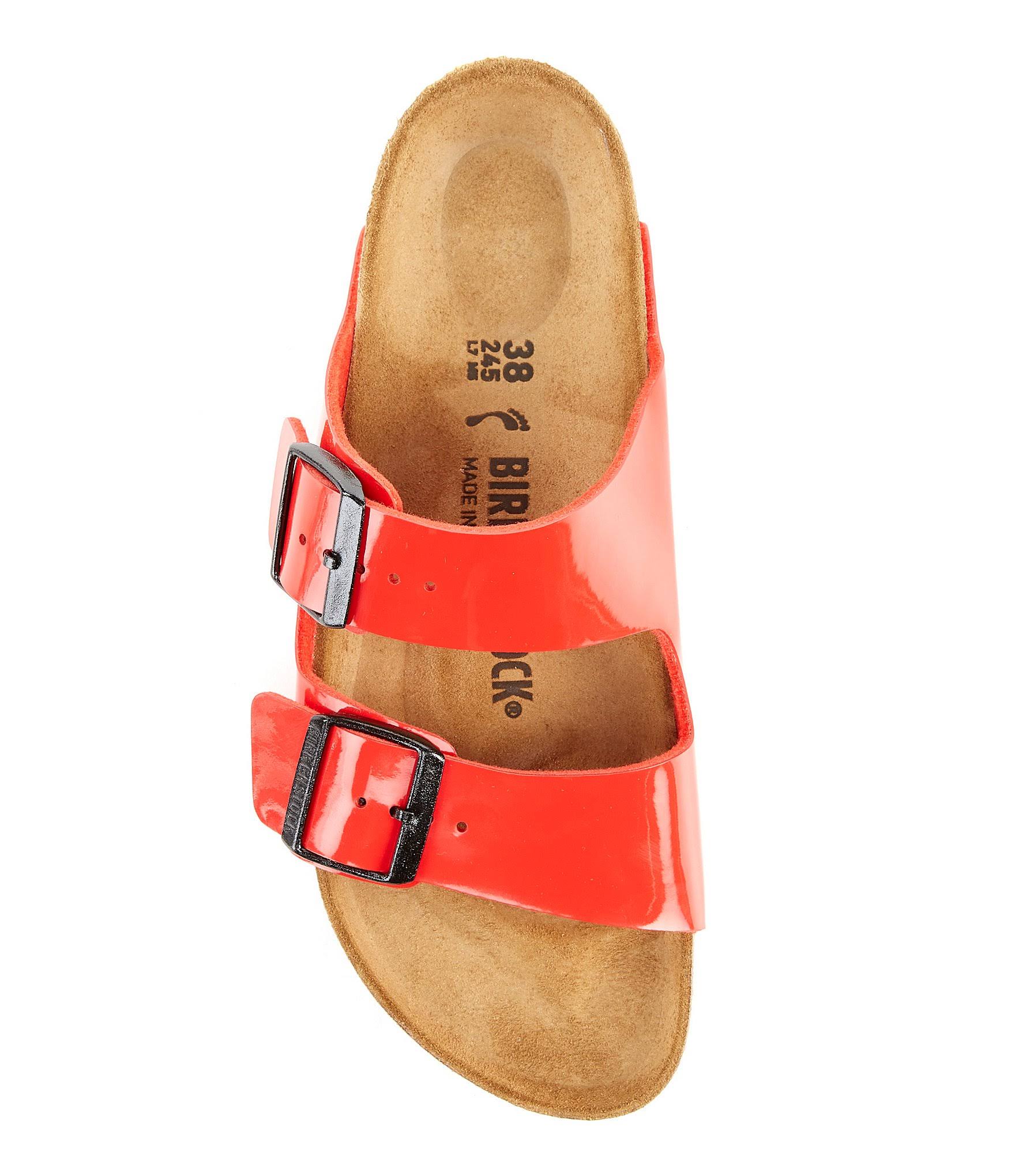 Birkenstock Women's Arizona Cherry Patent Birko-Flor