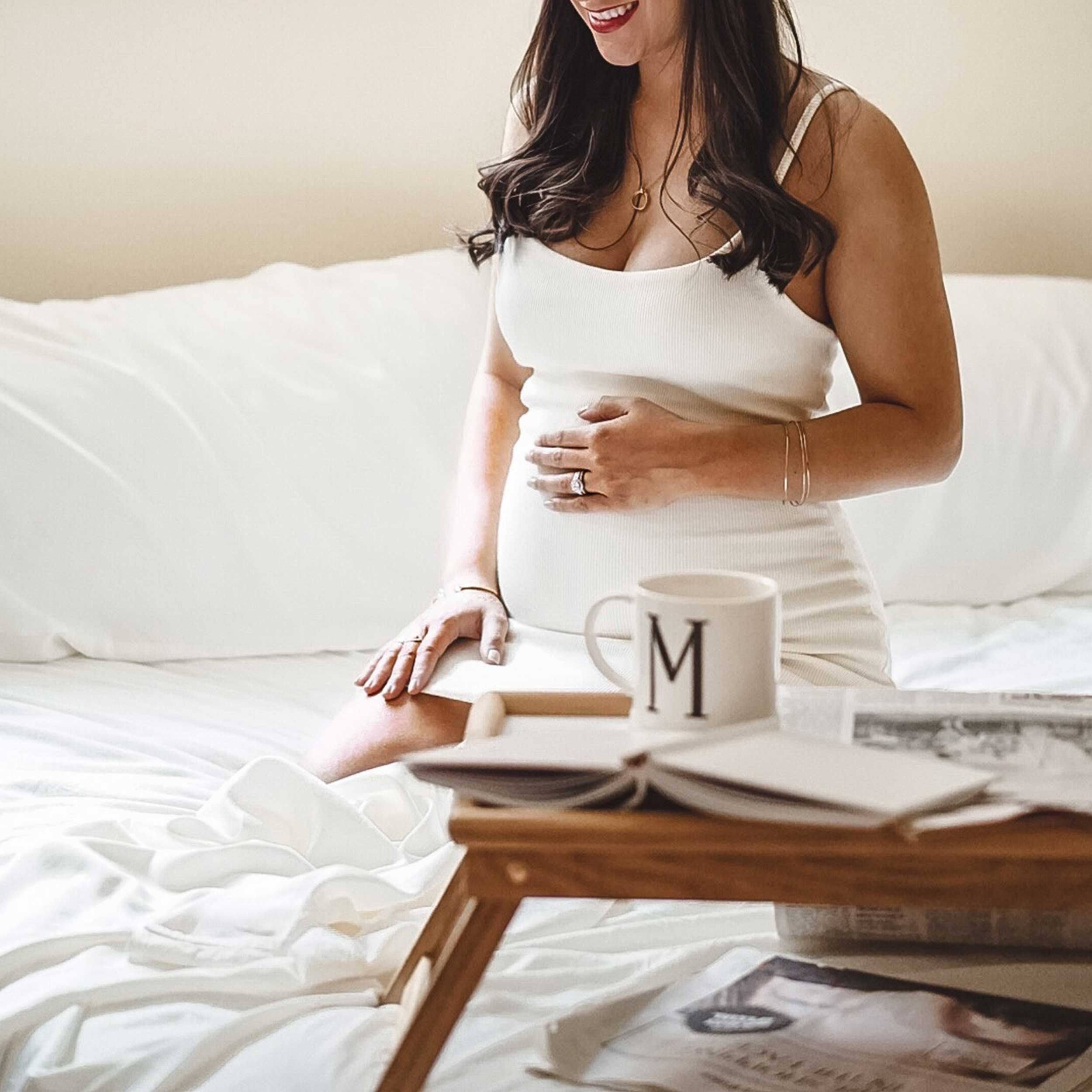 BedVoyage Rayon from Bamboo / Viscose Maternity Sheet Set, Size: Queen, Undyed Ivory