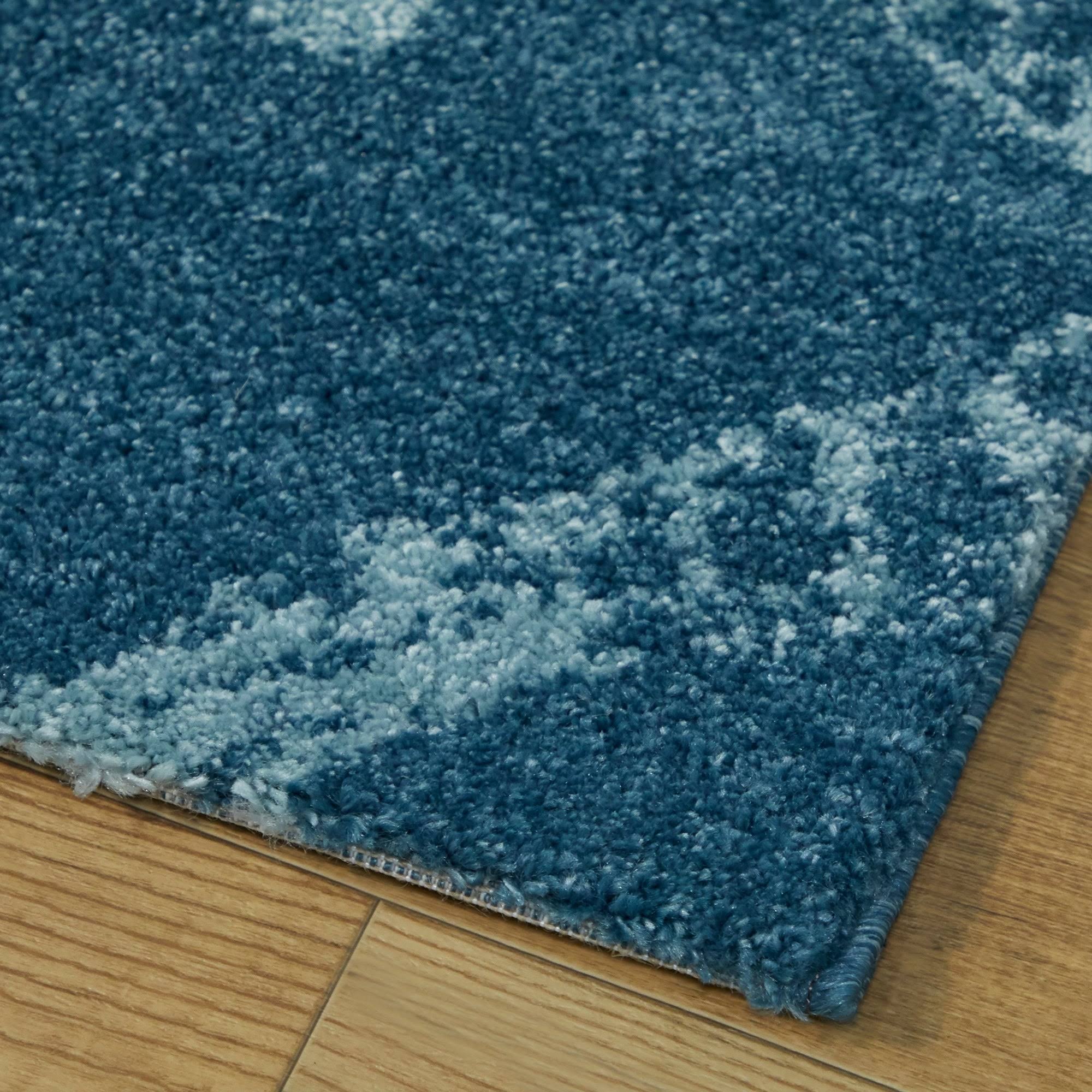 Balta Leyton Blue 8 ft. x 10 ft. Starfish Print Area Rug