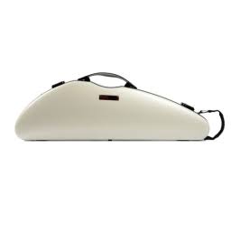 BAM Hightech Compact Slim Violin Case - White
