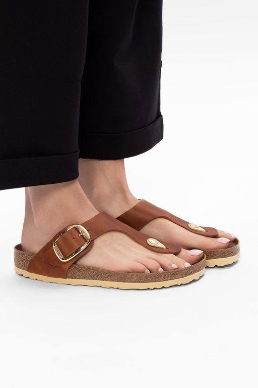 Birkenstock Gizeh - Big Buckle Cognac