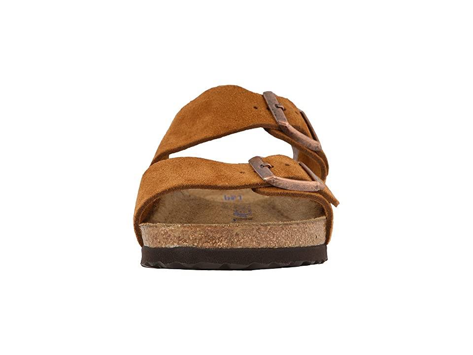 Birkenstock Arizona Suede Soft Footbed in Mink