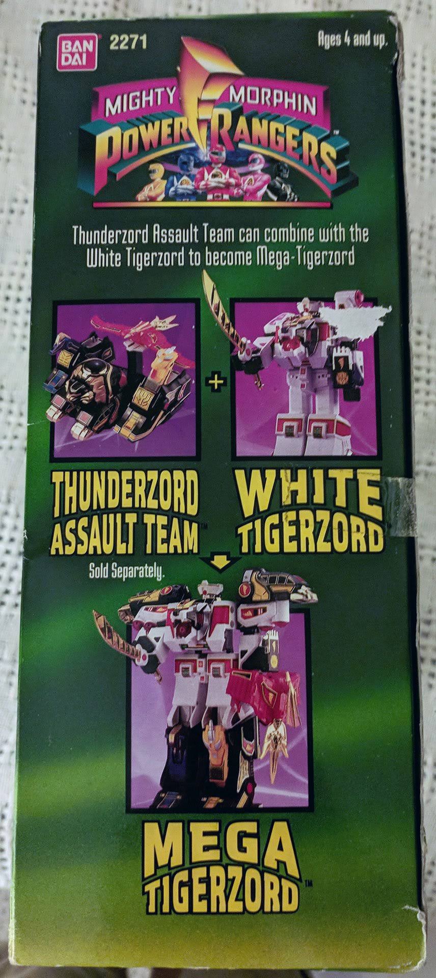 Bandai White Tigerzord Power Rangers Toy