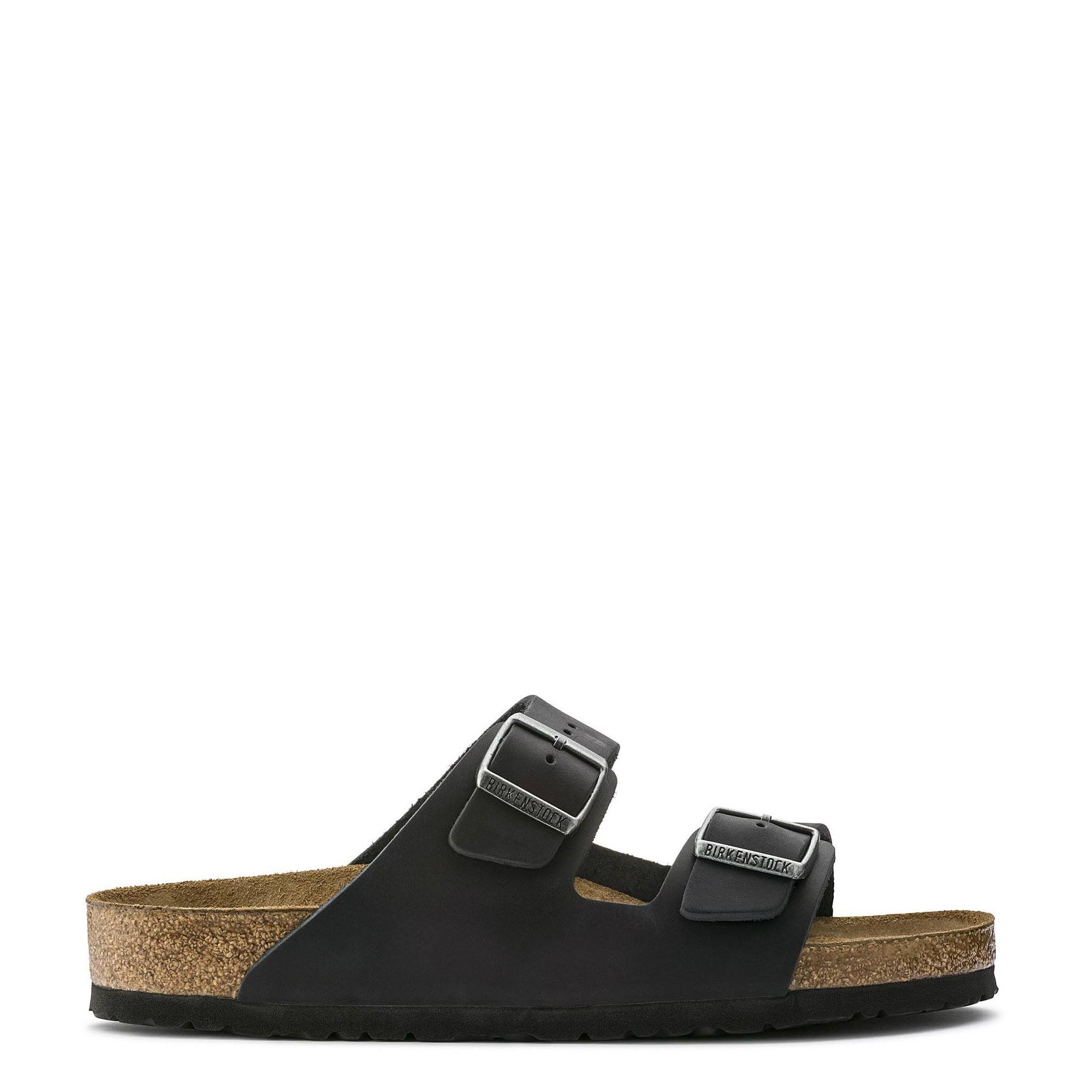 Birkenstock Arizona Soft Footbed (36 Black Oiled Leather)