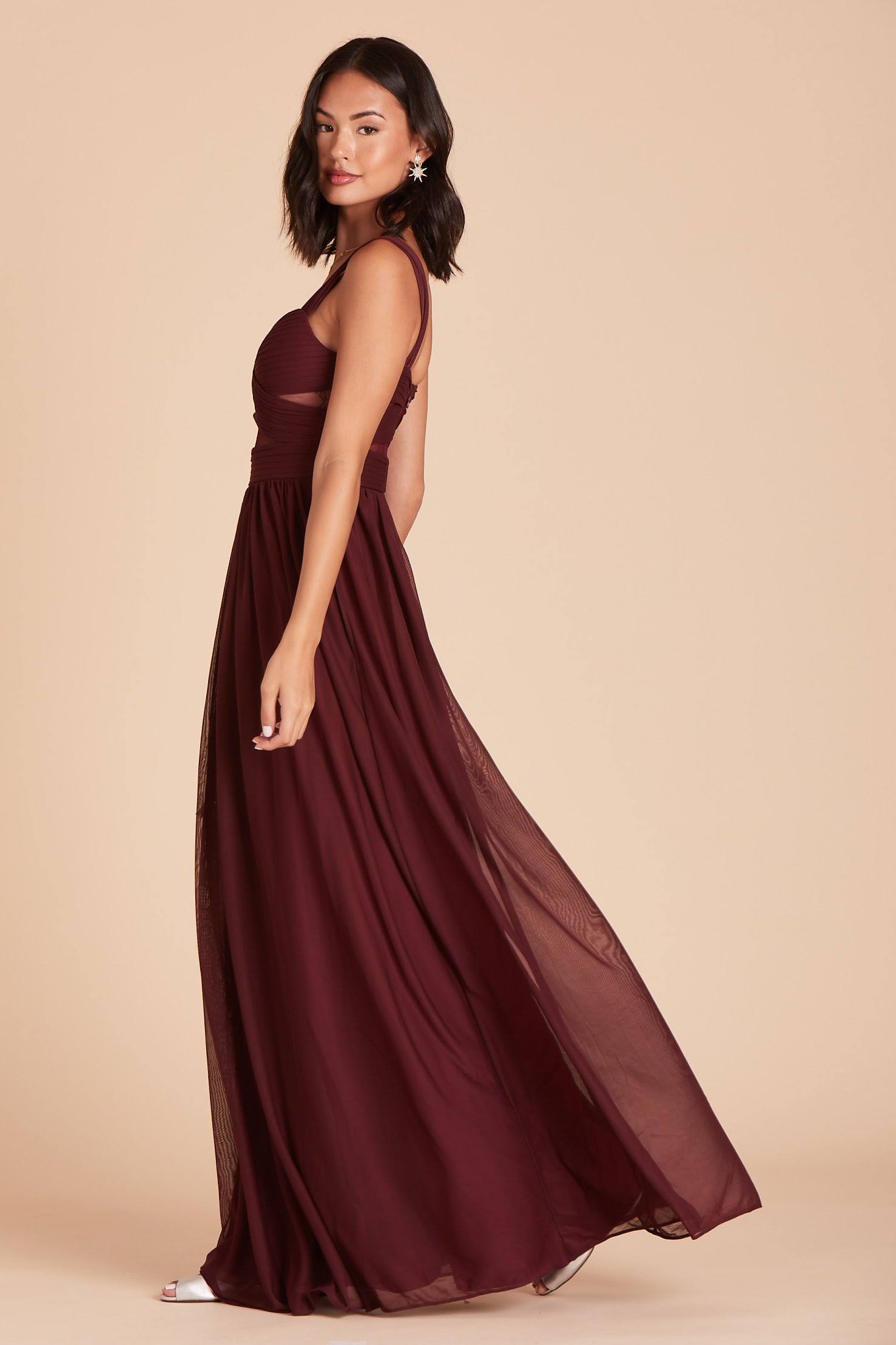 Birdy Grey Elsye Bridesmaid Dress in Cabernet XXL / Cabernet