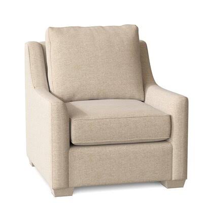 Birch Lane Godwin 33x22 Wide Armchair Body Fabric: Shack Biscuit