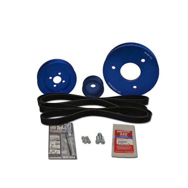 Balmar Marine 48-YSP-3HM-B Pulley Kit for Yanmar 3HM35-F, 3HM-F