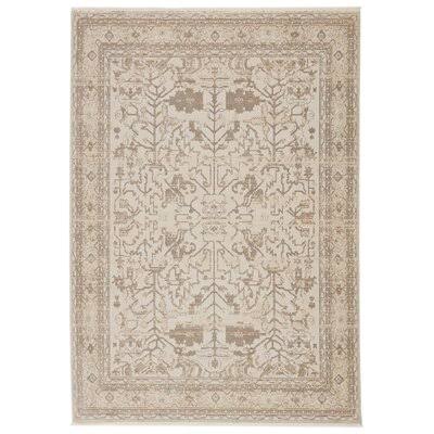 Mcclung Power Loom Cream/Taupe Rock Rug Birch LANE? Rug Size: Rectangle 7&10x22 x 10&10x22
