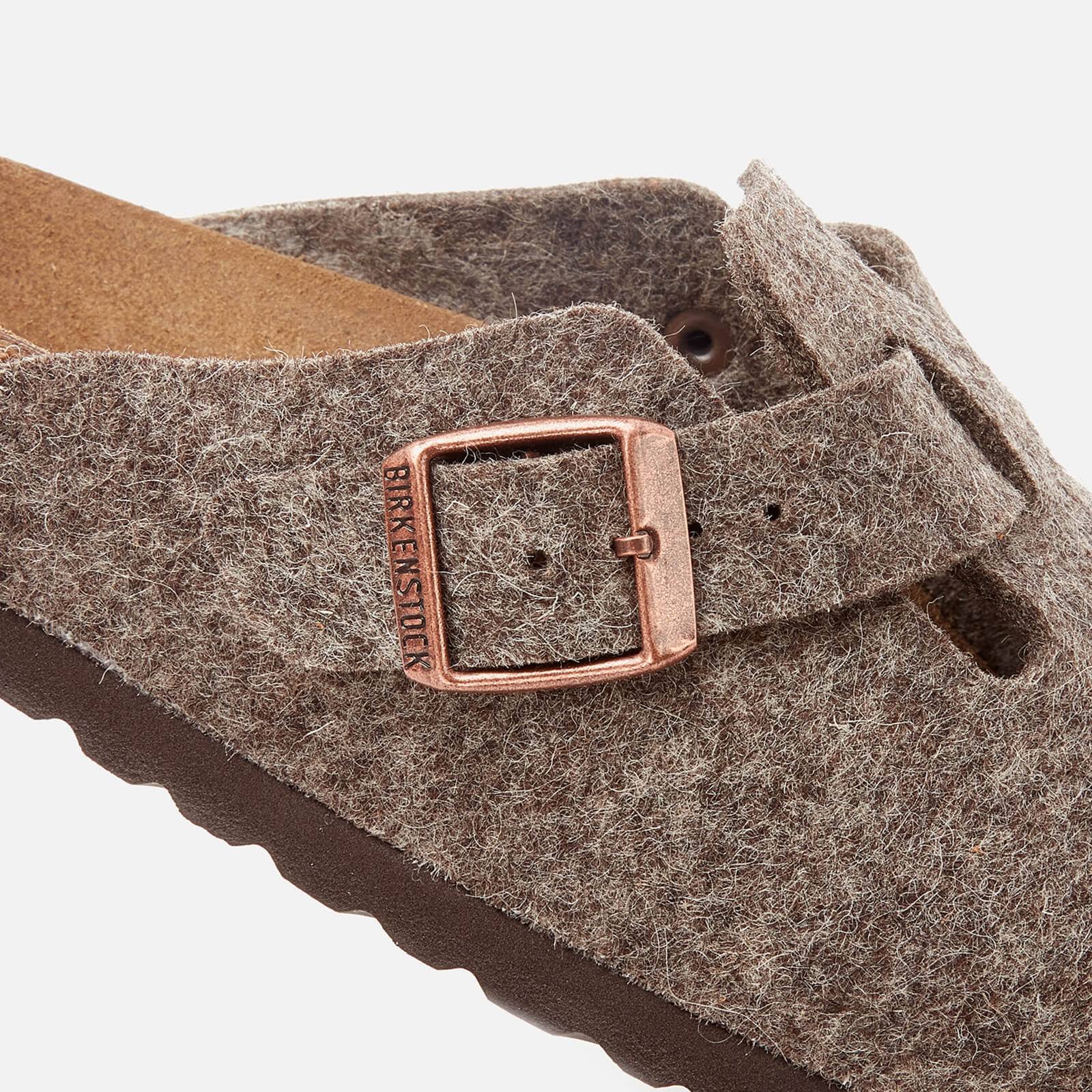 Birkenstock Boston Wool Felt Cacao Clogs