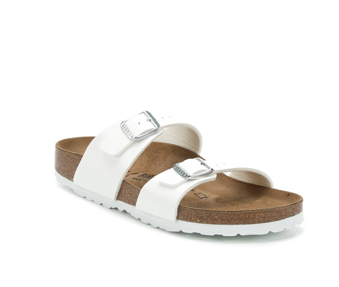 Birkenstock Women's Sydney Footbed Sandals (White) - Size 11.0 M