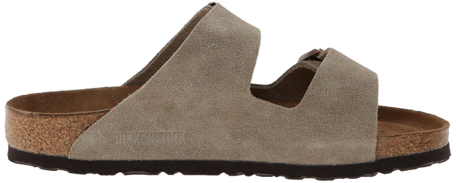 Birkenstock Arizona Sandal - 37 - Taupe Suede