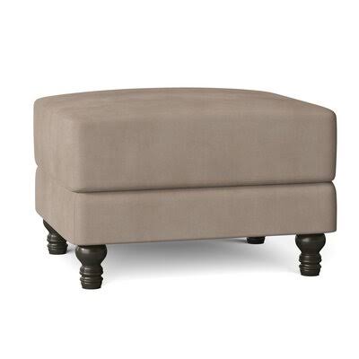 Birch Lane Montgomery 31x22 Rectangle Standard Ottoman Body Fabric: Tina Oyster