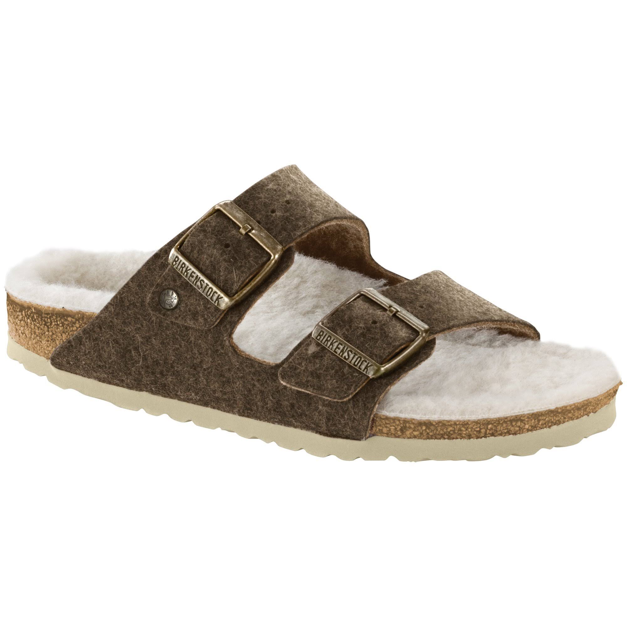 Birkenstock Arizona Happy Lamb Khaki Wool 41 N