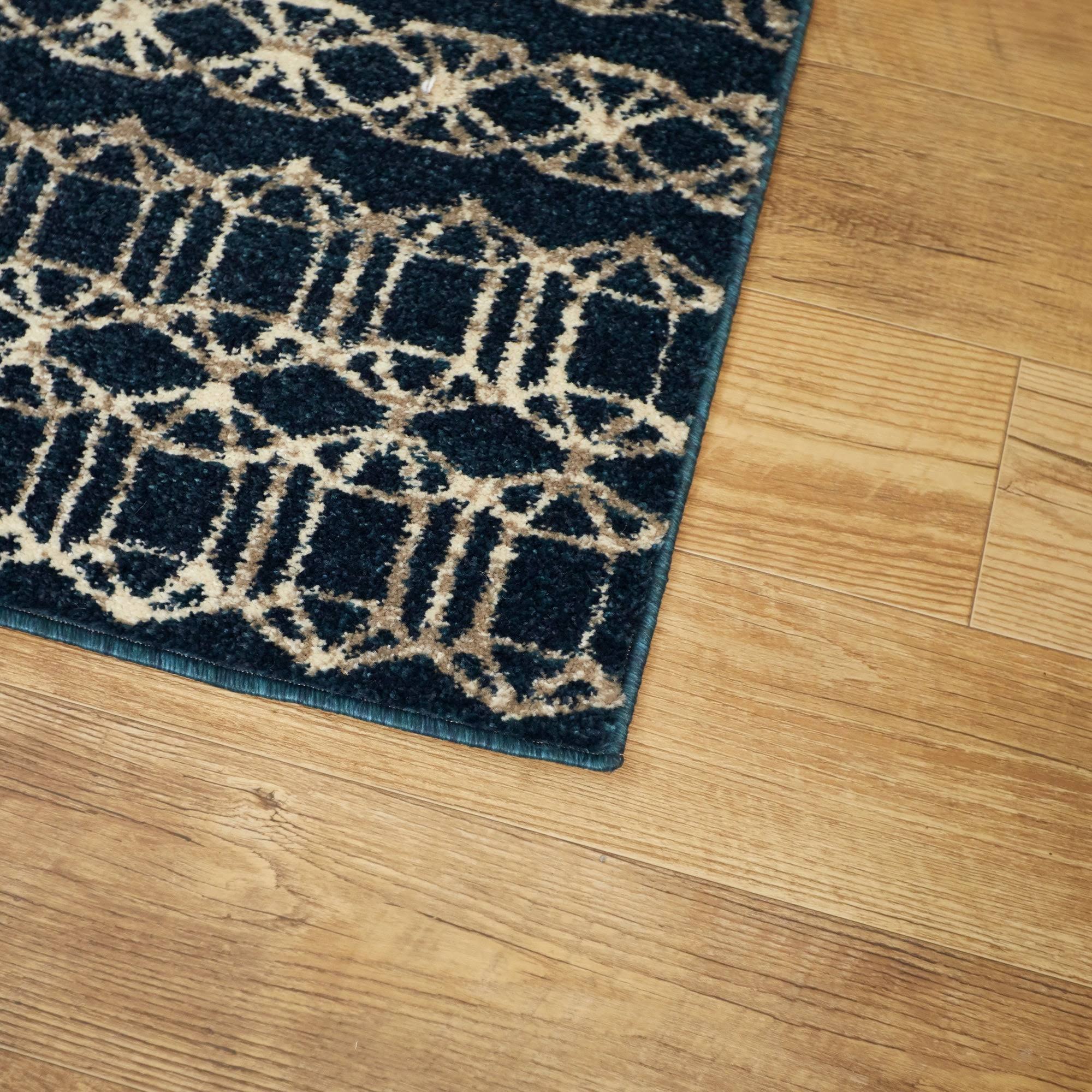 BALTA Wesley Taupe 8 ft. x 10 ft. Diamond Trellis Area Rug, Brown