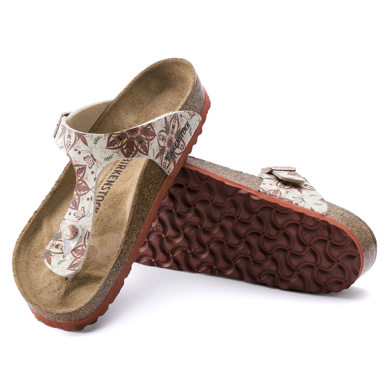 Birkenstock Gizeh Boho Flowers Earth Red 36 / Regular