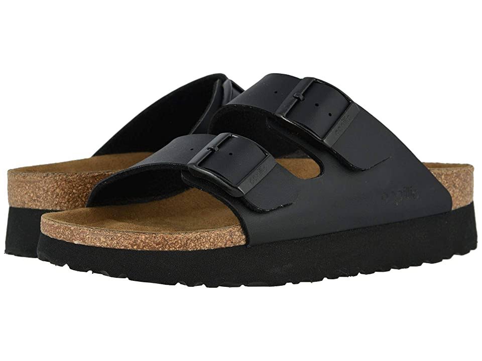 Birkenstock Women's Arizona Platform Black Birko Flor