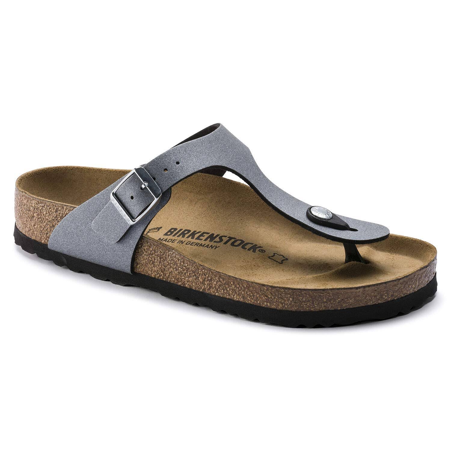 Sandals Birkenstock Gizeh BF (36-41) Icy Metallic Gris