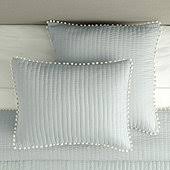 Audree Pom Pom Sham Ivory - Ballard Designs