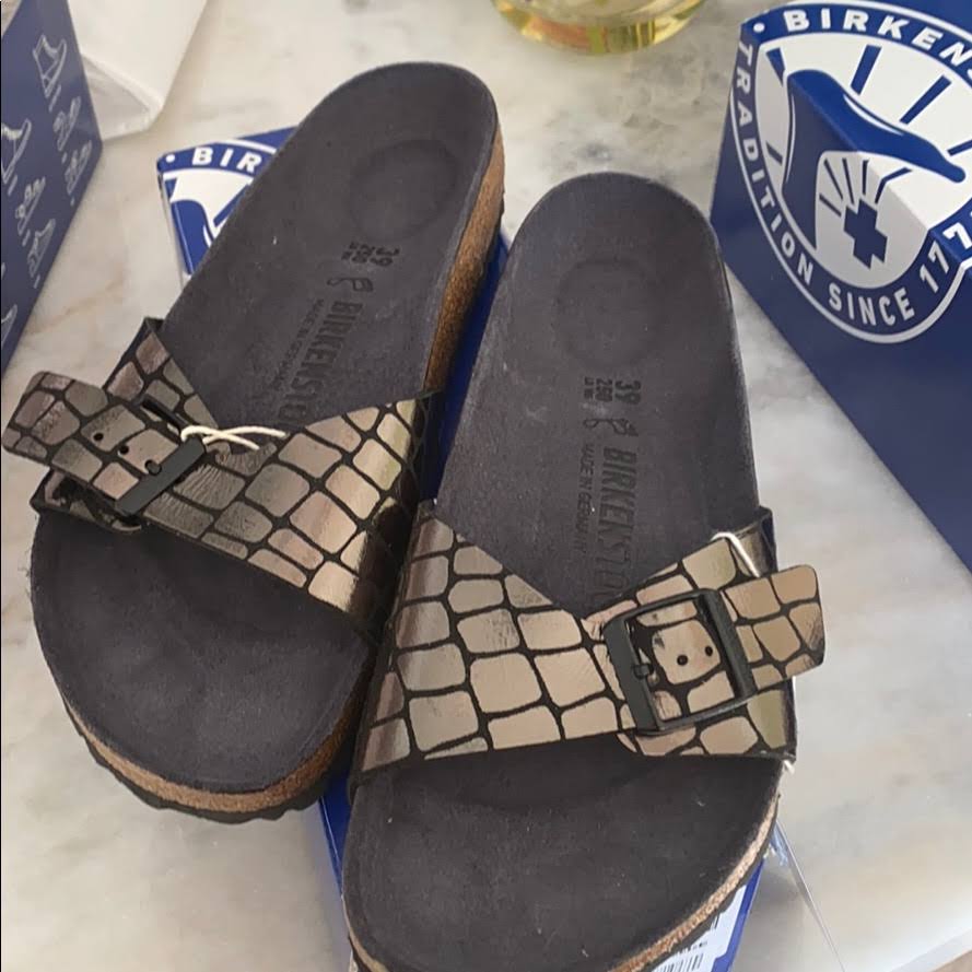 Birkenstock Shoes | Birkenstock Madrid | Color: Black/Brown | Size: 39 | Elmnt5&s Closet