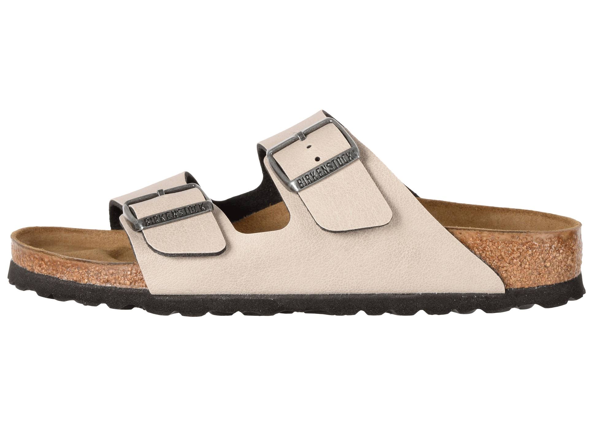 Birkenstock Arizona Classic - Birko-Flor Pull Up Stone / 43 / Regular