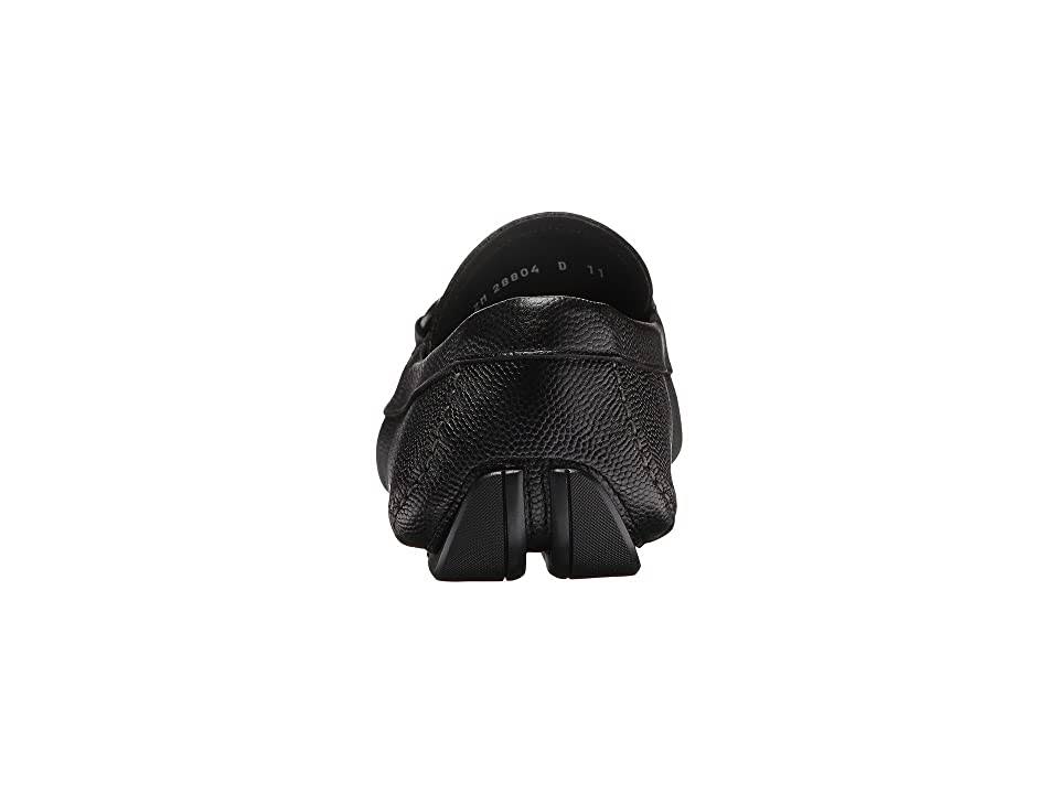 Salvatore Ferragamo Parigi Gancini Bit Leather Driver, 9 / Black