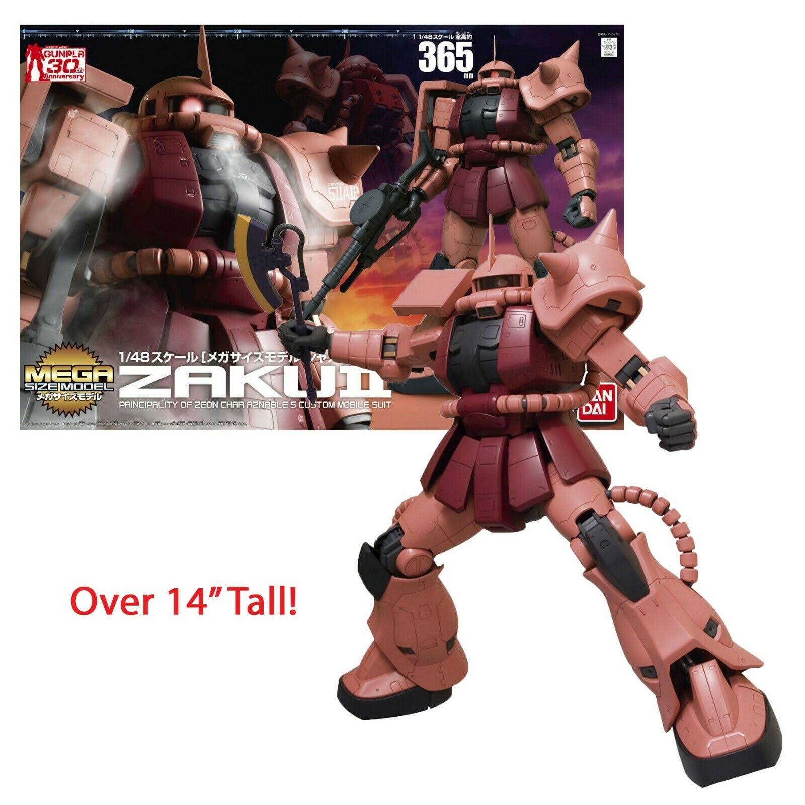 Bandai MS-06S Char&s Zaku II Mega Size 1/48 Model Kit 5057593