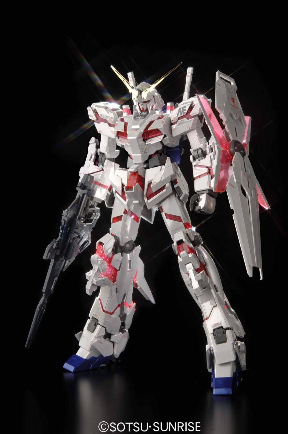 Bandai mg 1/100 RX-0 Unicorn Gundam Ver KA Titanium Finish Plastic Model Kit