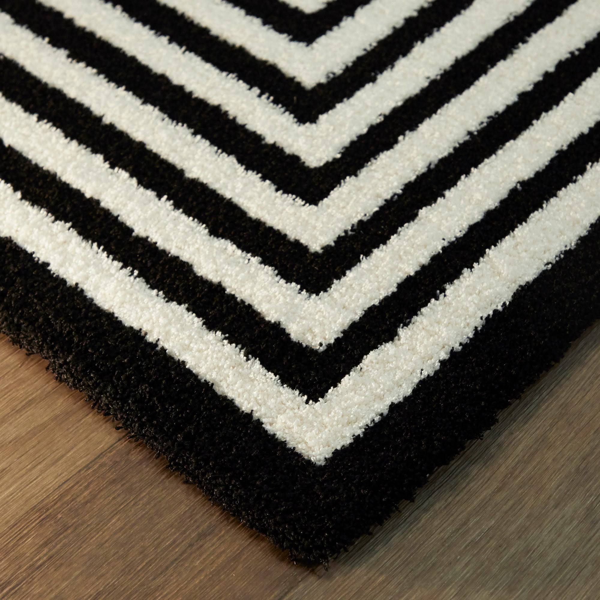 BALTA Hamilton Black 5 ft. x 7 ft. Contemporary Area Rug